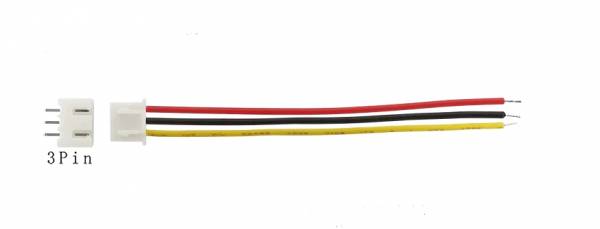 JST XH 2.5 3-Pol Stecker 10 Stück Anschluss Kabel mit 100 mm Litze