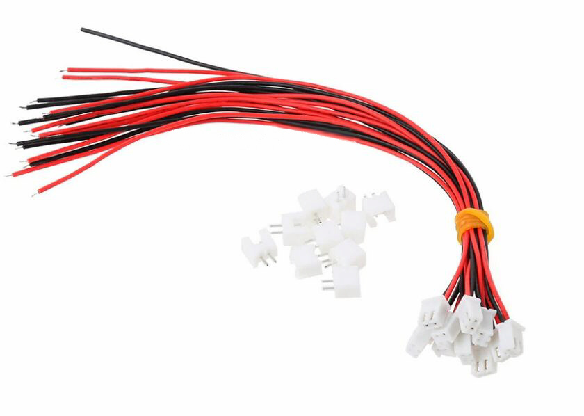 JST XH 2,52 Pin 10 Stück Anschluss Stecker Weiblich und Männlich